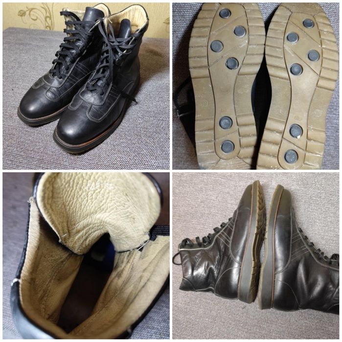 Жіночі шкіряні туфлі сапоги та чоловічі ботинки