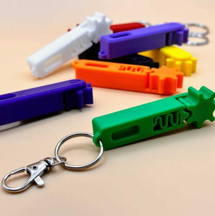 Porta Chaves anti stress Chaveiro Fidget Gear Click