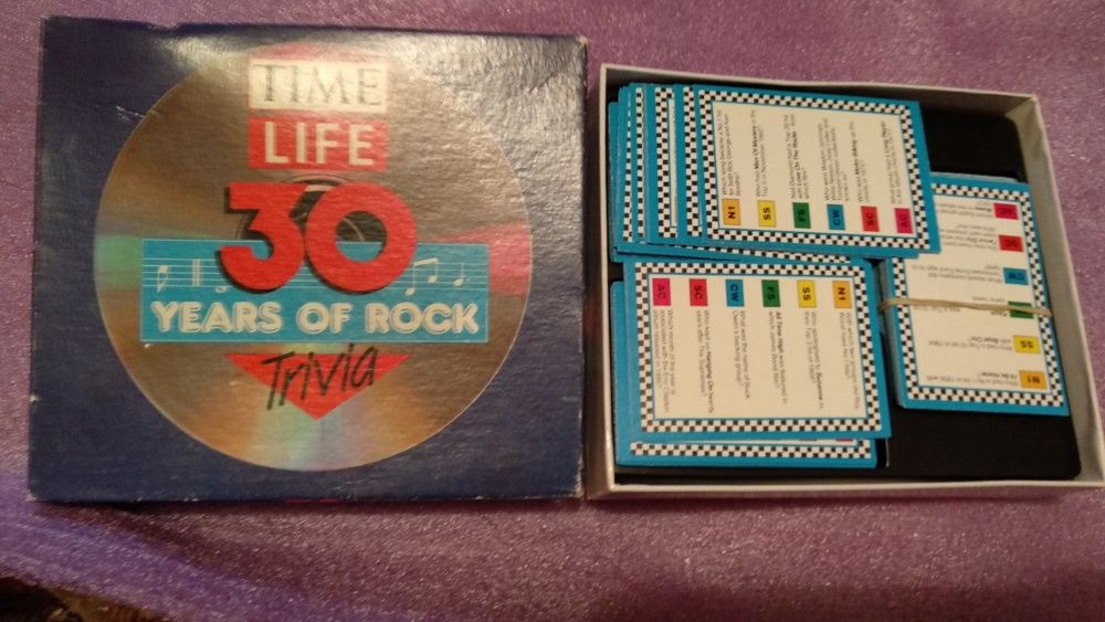 игра настольная английский time life trivia 30 years of rock Британия