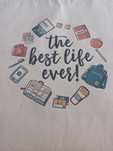 Torba shopper JW The jest life ever  zestaw 4 toreb