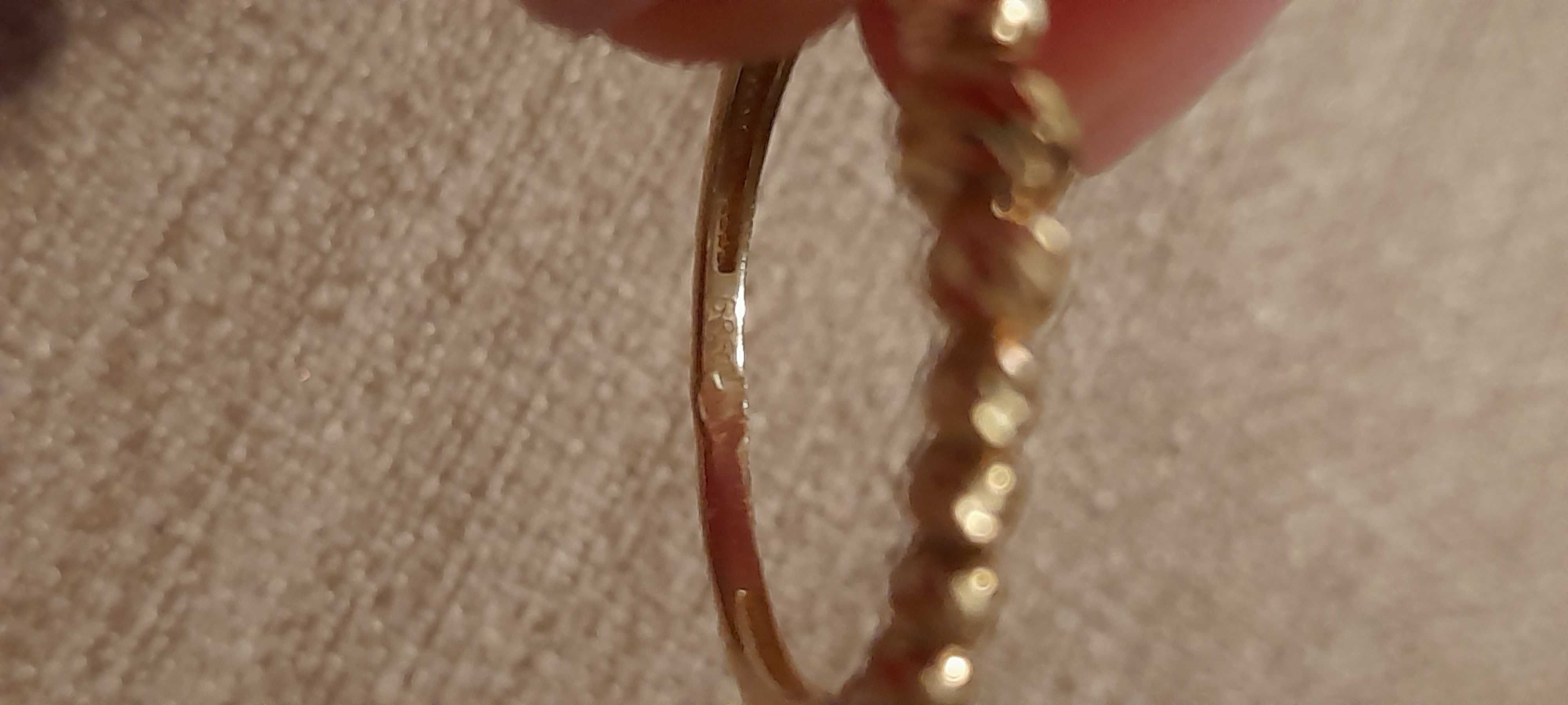 Pierścionek złoty pr.585