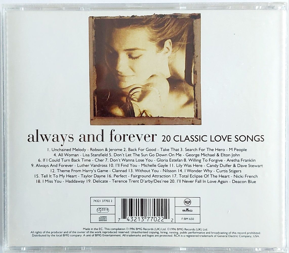 Always And Forever 20 Classics Love Songs 1996r Haddaway George Michae