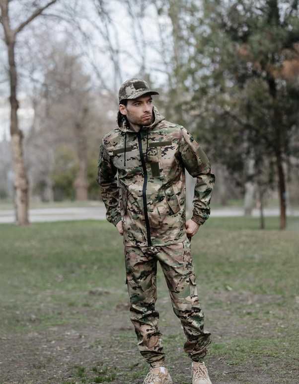 Чоловічий костюм Soft shell Easy Мультикам легкий демісезонний S-3XL