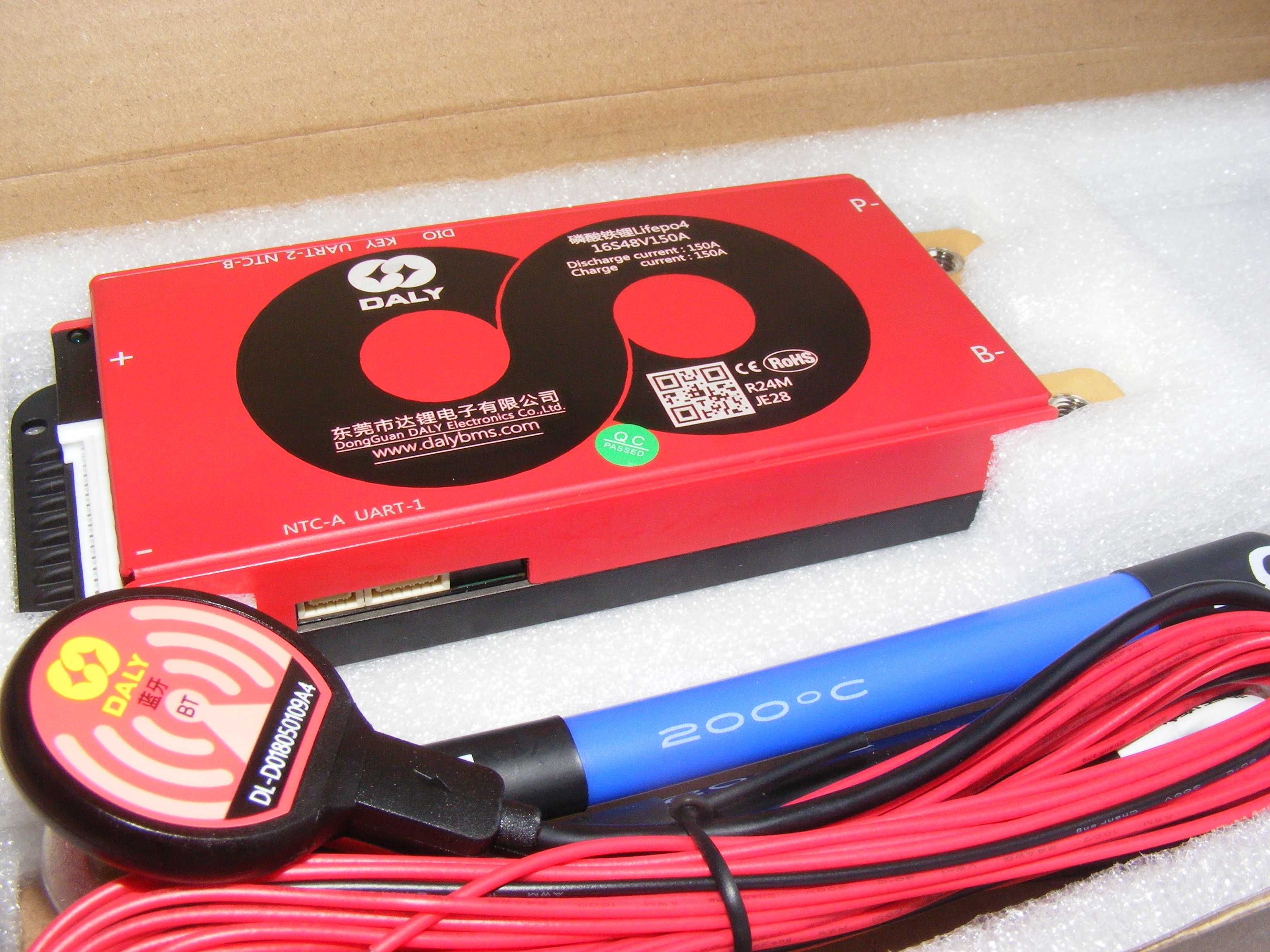 DaLy BMS контроллер LiFePO4 48V 16S 150A
