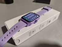 Nowy fioletowy smartwatch zegarek bluetooth