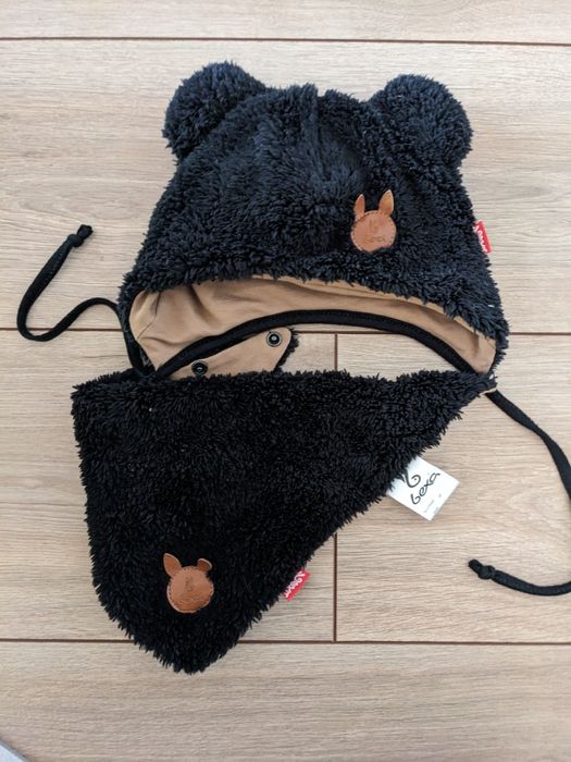 Zestaw dla niemowlaka szalik i czapka zimowa