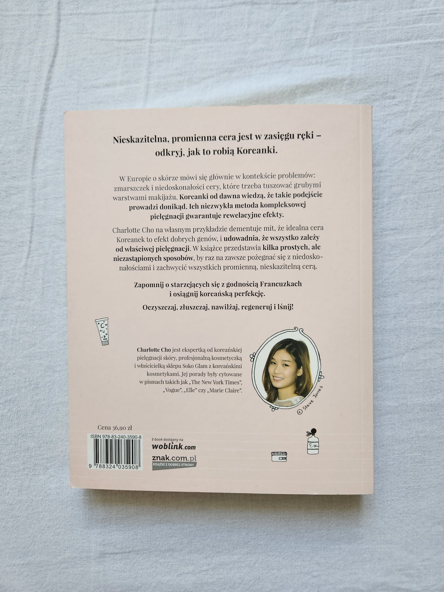 Książka Sekrety urody Koreanek elementarz pielęgnacji Charlotte Cho