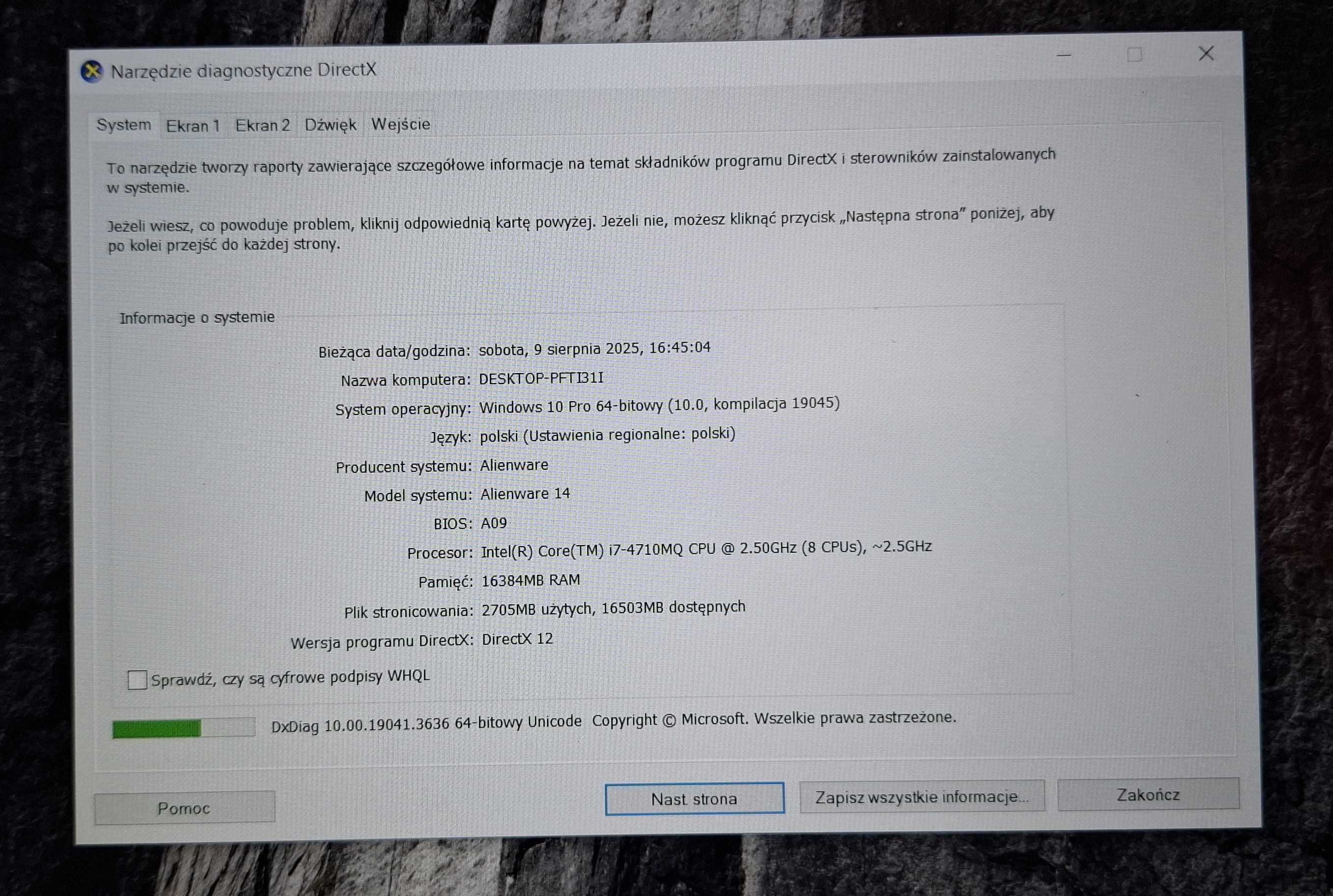 Alienware 14 R3 / Intel Core i7 MQ / 16GB / GeForce / SSD /