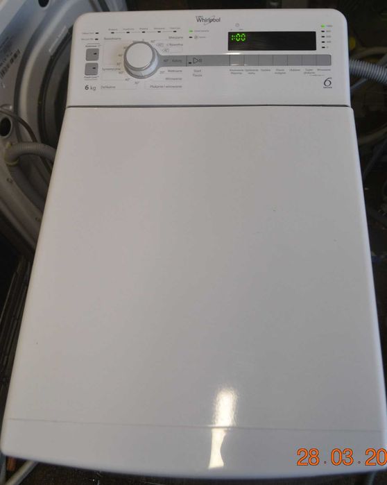 Pralka Whirlpool 1000obr. 6kg wsad od góry klAA Gwarancja Naprawa AGD