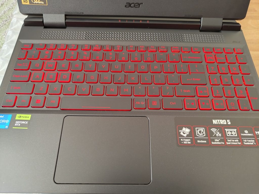 Ноутбук Acer Nitro 5 - 15.6"  i5-12450H 16GB 512GB RTX 3050TI