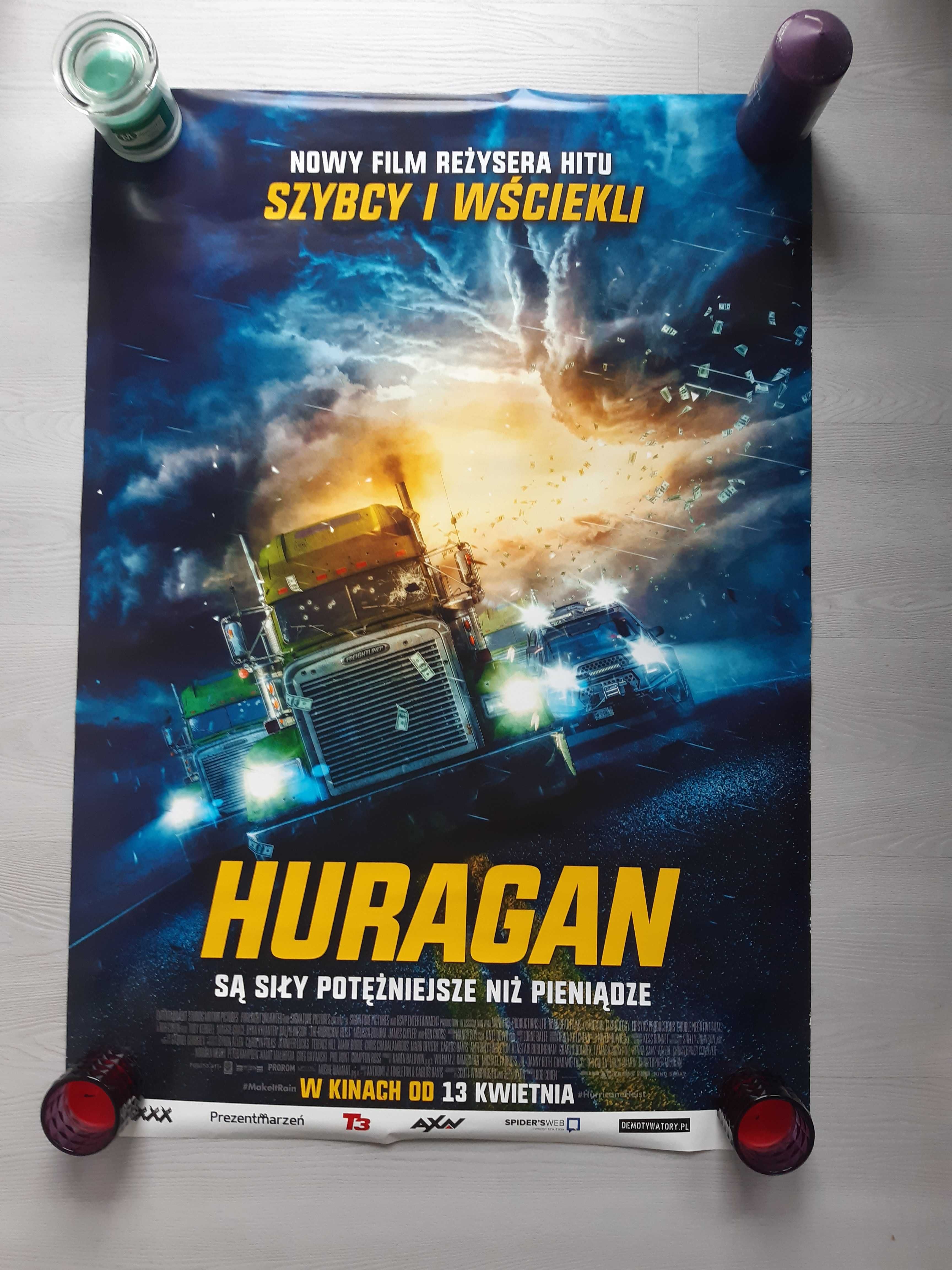 Plakat kinowy z filmu HURAGAN reżysera filmu Szybcy i wściekli