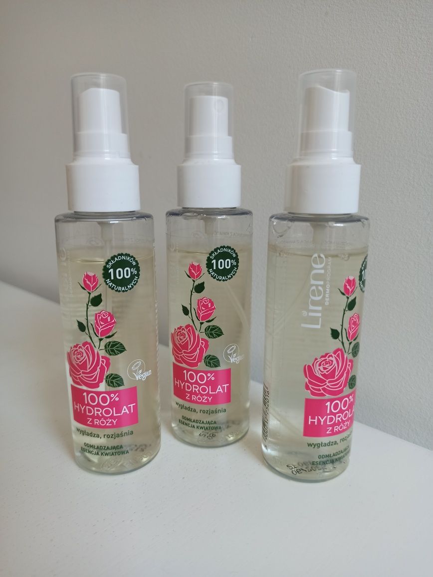 Hydrolaty różane Lirene 100 ml NOWE