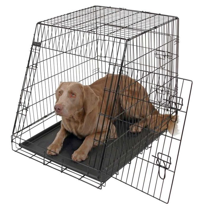 Klatka transportowa dla psa, 107 x 74 x 85 cm, 2 drzwi, Kerbl