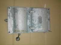 antiguidades, quadro luz aluminio muito antigo