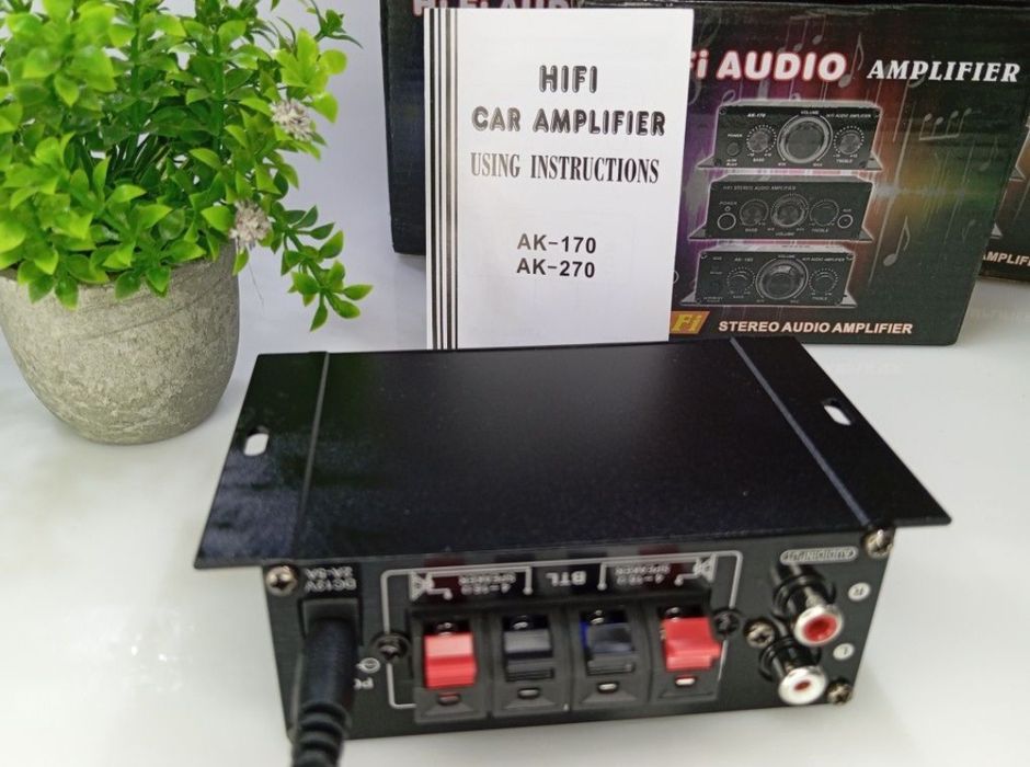 ‼️Усилитель мощности звука мини AK270 12V підстлювач звуку муз центр‼️
