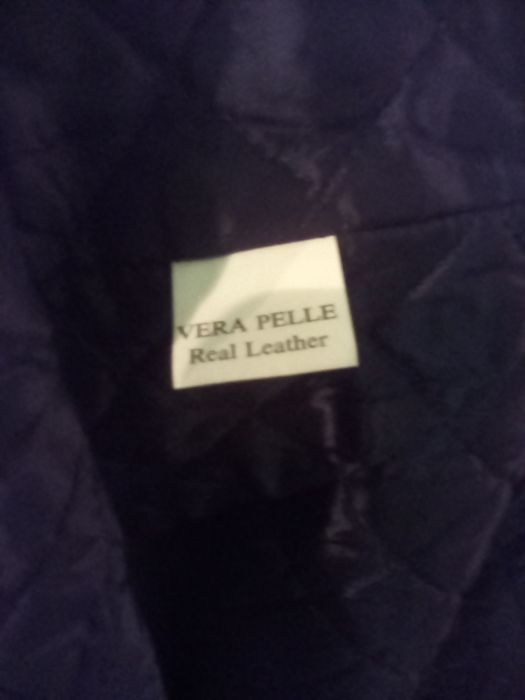 Шкіряна куртка Італія (довга)