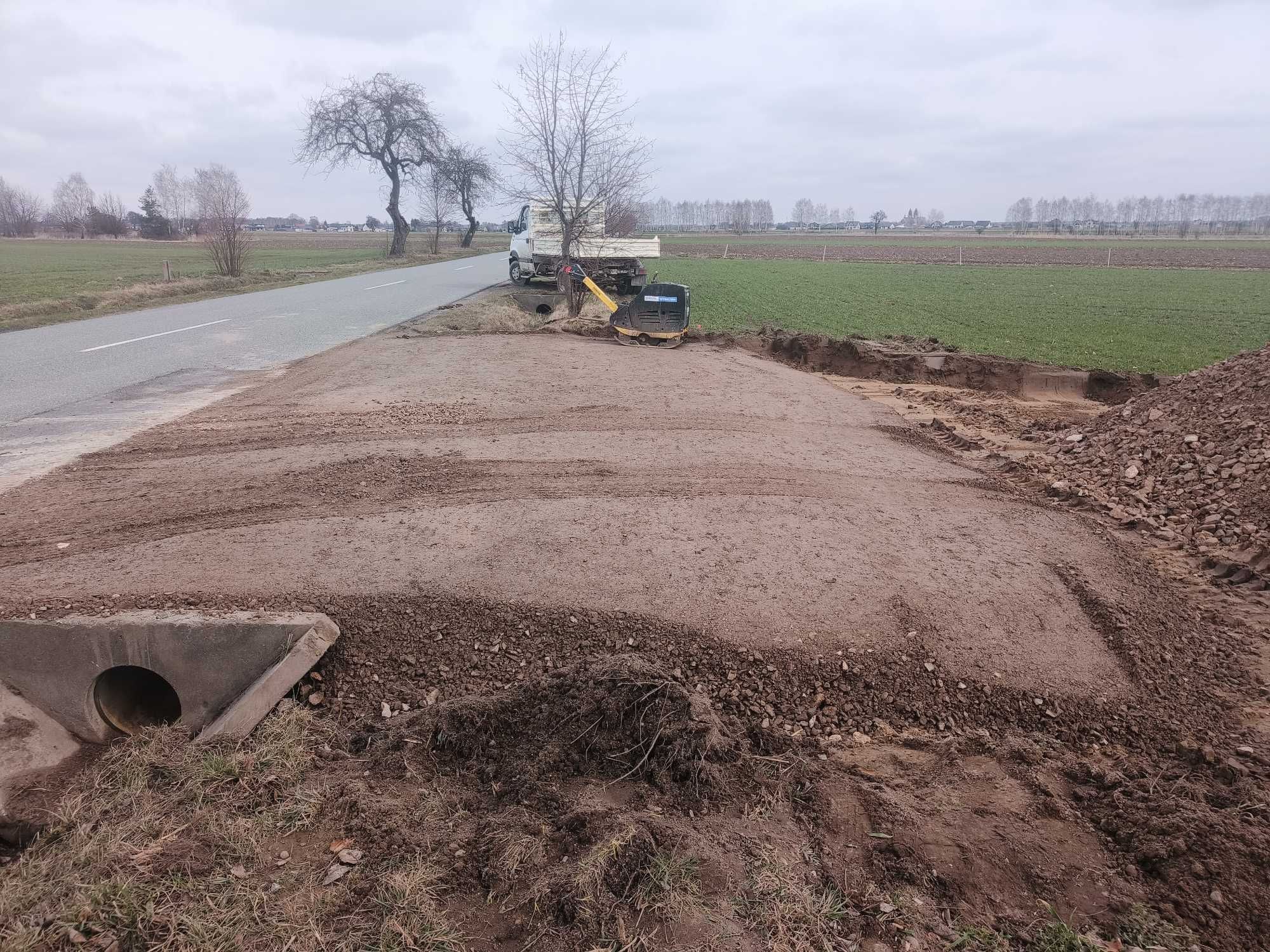 Kruszywo, kamień pod kostkę, na drogę, tłuczeń utwardzenie terenu