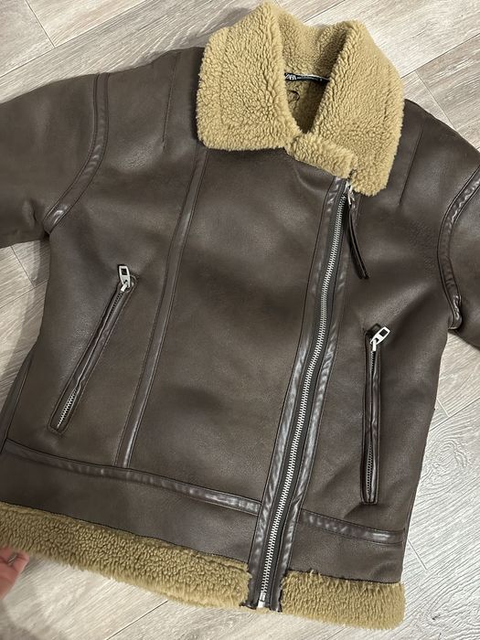 Дублянка Zara коричнева