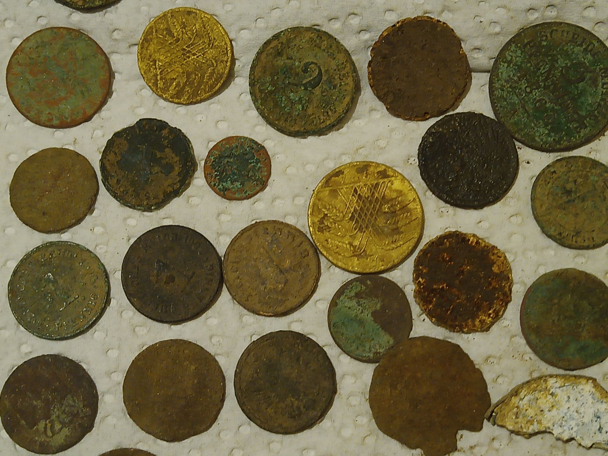 Stare monety niemieckie, zestaw