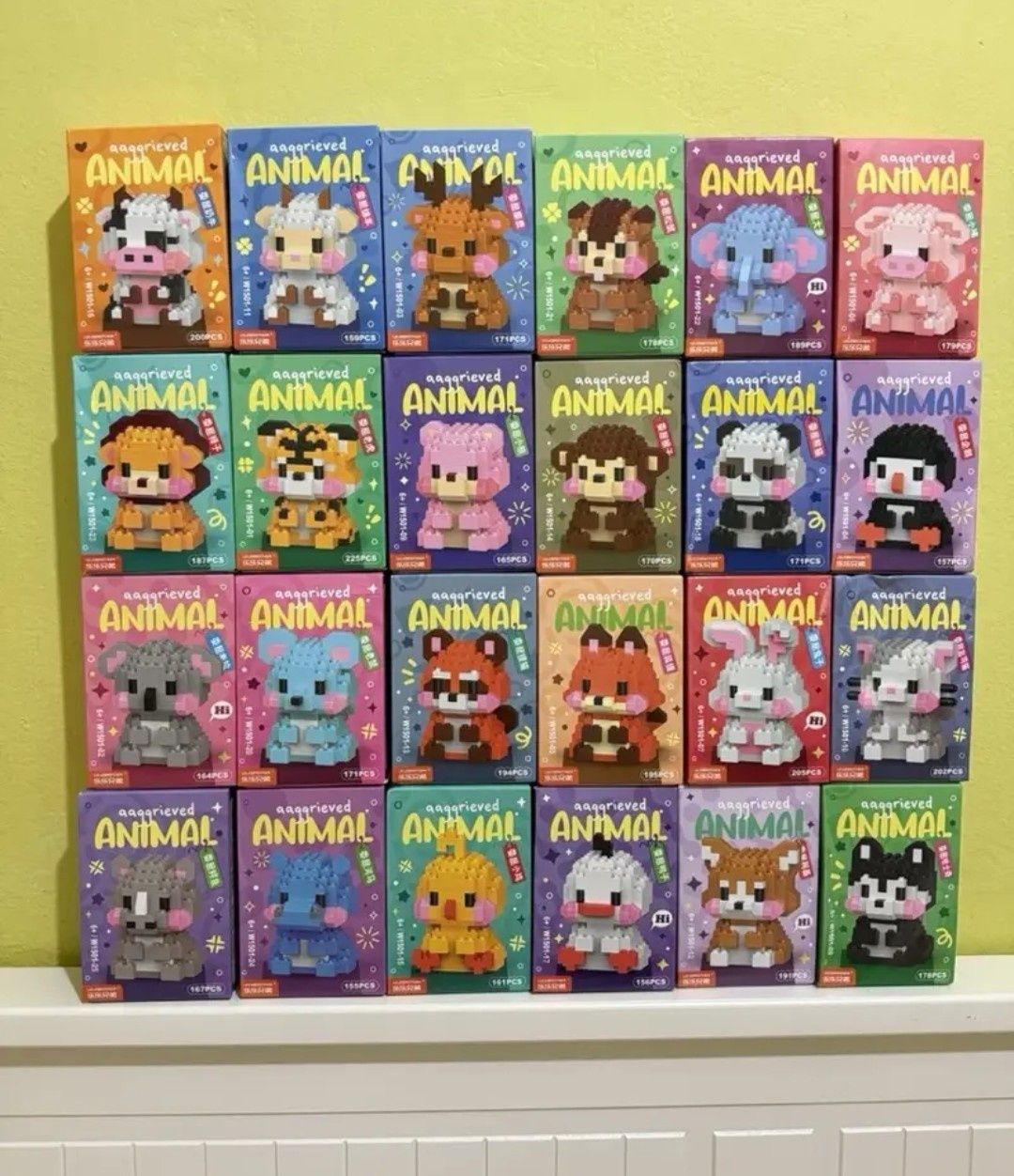 Mini blocos de montar rinoceronte