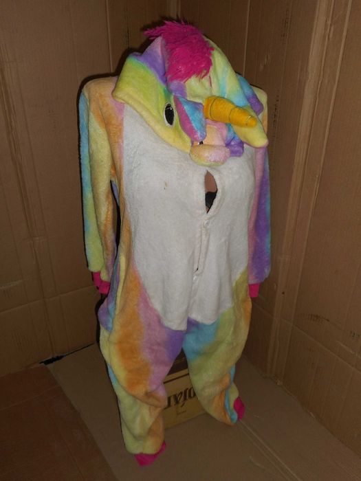 Кигуруми Единорог Радужный размер 130