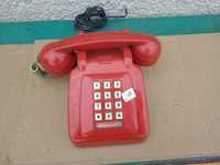 Telefone antigo cor vermelho
