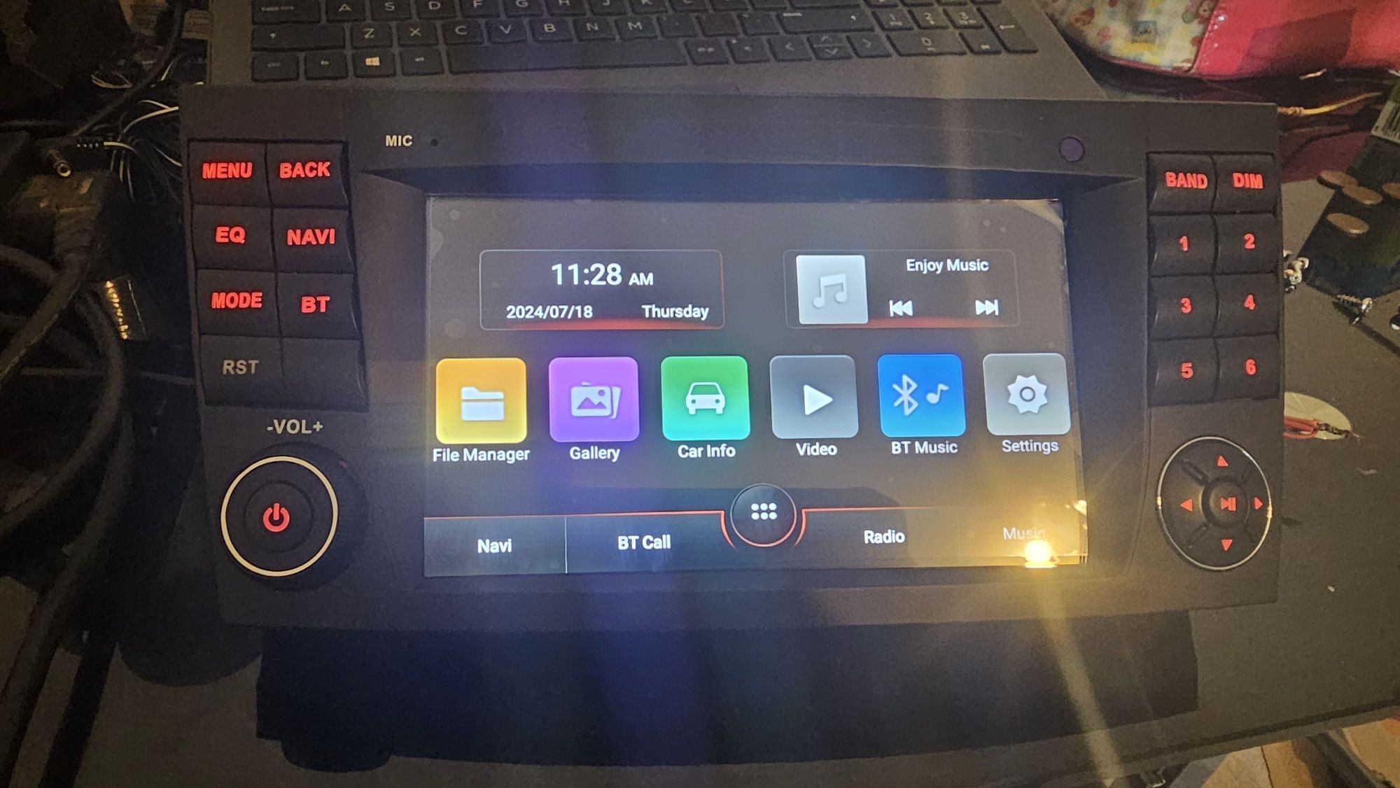 Autoradio android carplay mercedes w211