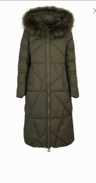 Płaszcz damski zimowy długi pikowany roz.M/L Top Secret