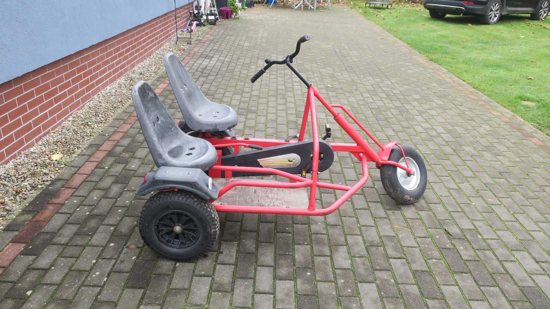 Gokart na pedały DINO - 2 osobowy