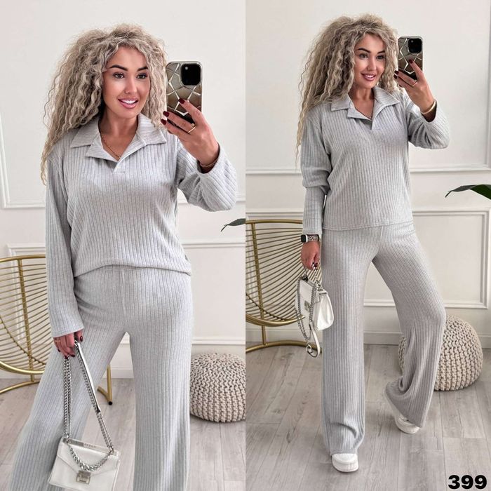 Костюм жіночий ангора рубчик