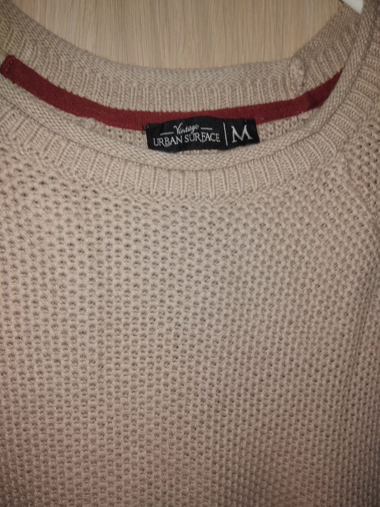 Bawełniany sweterek Vintage Urban Surface M,