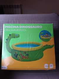Piscina insuflável Dinossauro nova