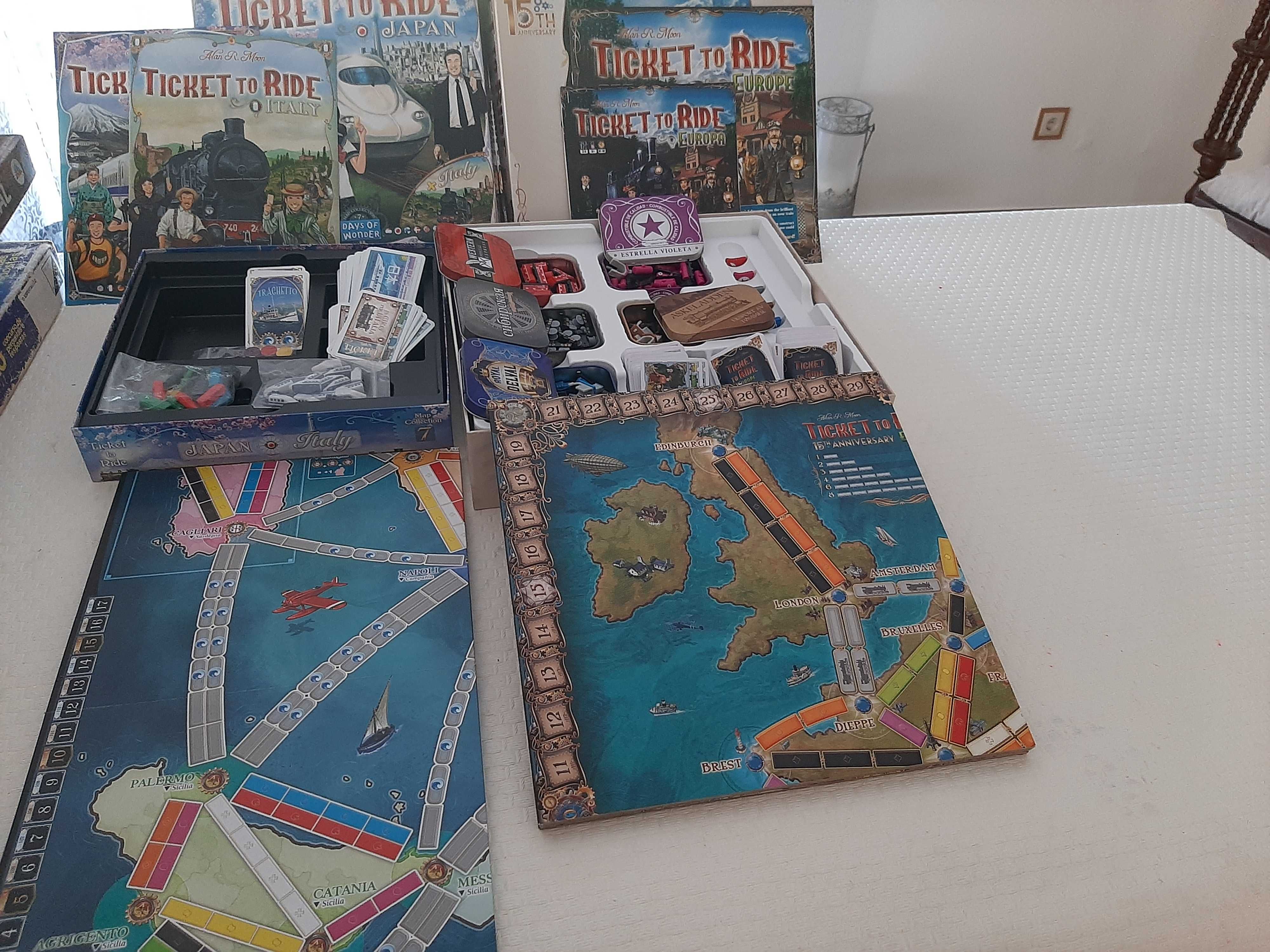 Jogo Ticket To Ride Europe 15.º Aniversário