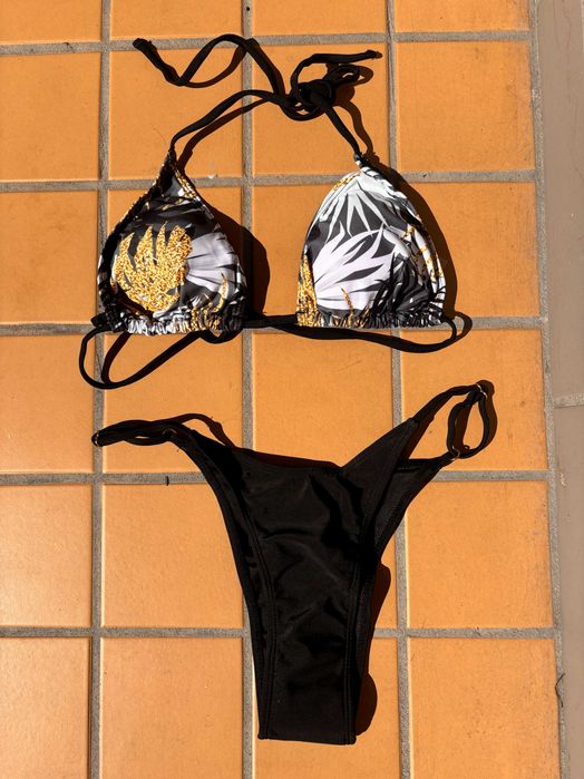 Conjunto de biquini 3 peças novo