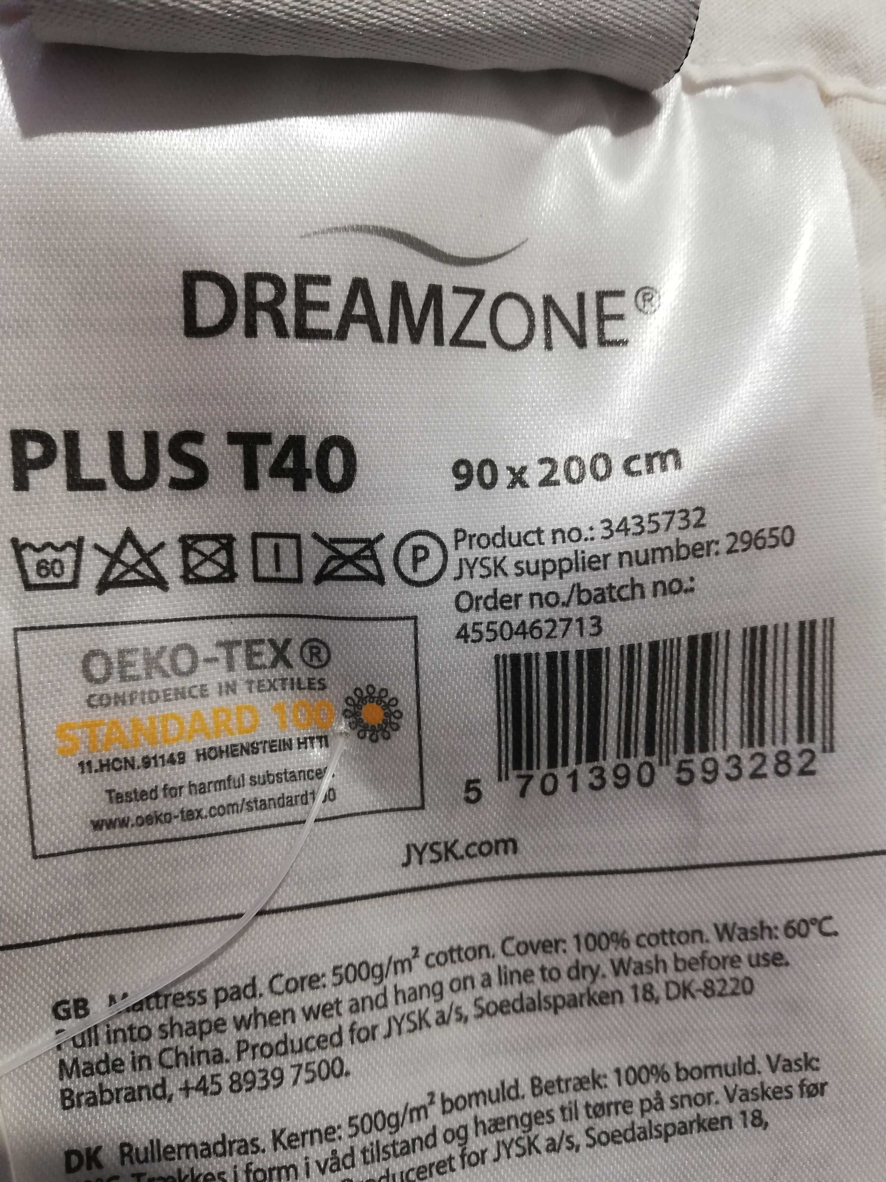 Zestaw mat ochronnych na materac 90x200cm DreamZone T40 Plus JYSK