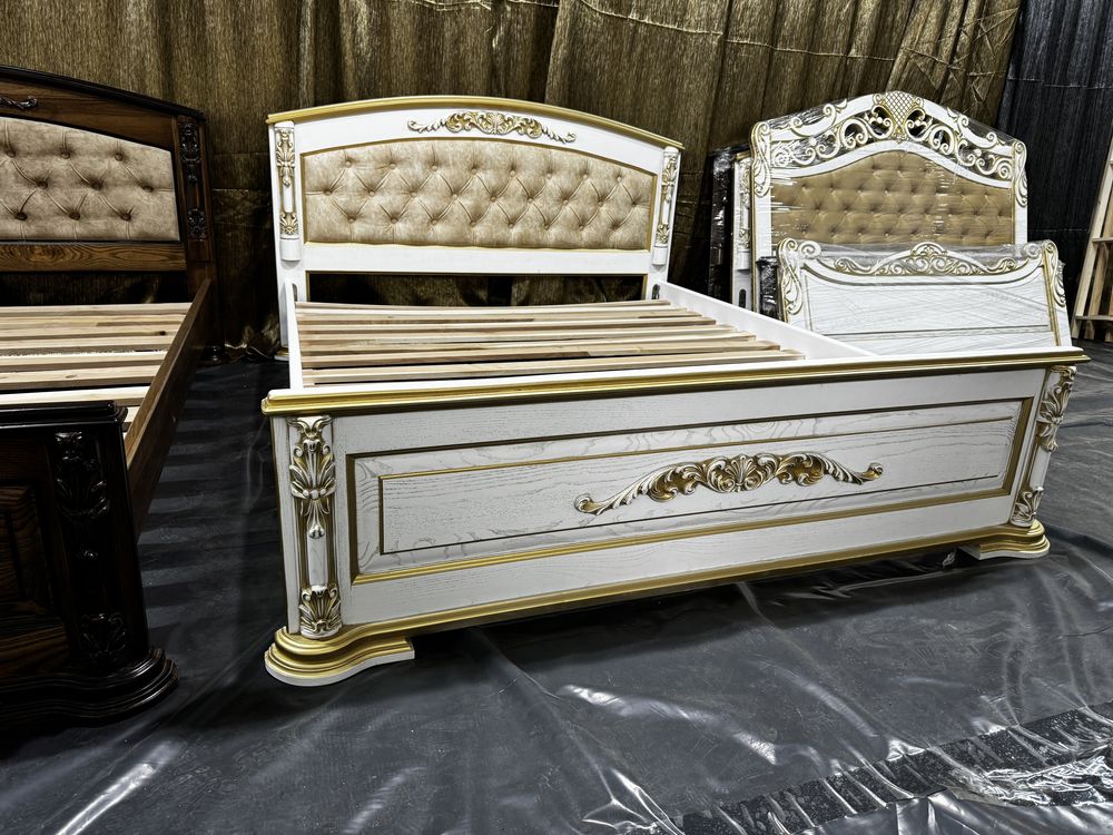 Ліжко деревяне,різблене ліжко,160х200,двохспальне ліжко