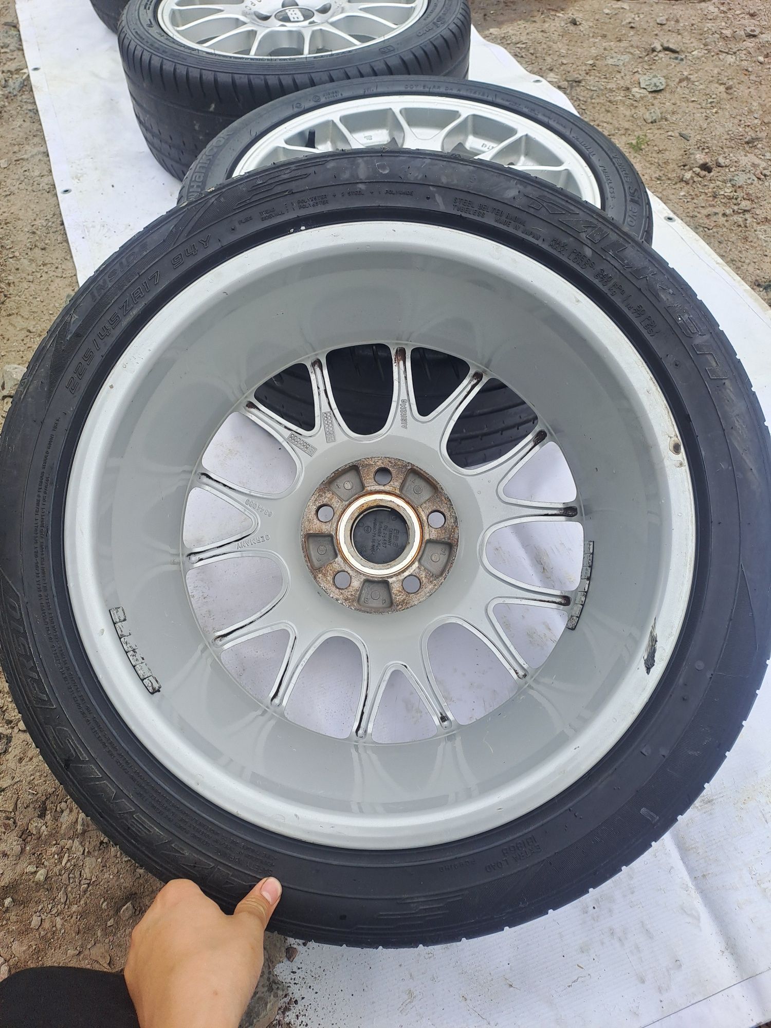 Felgi BBS 17cali 5x112 et 42 + opony Azenis Gratis!
