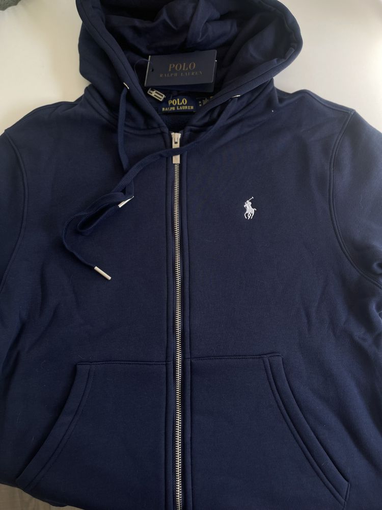 Casaco com fecho azul Polo Ralph Lauren com Fatura