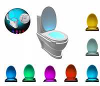 Lampka LED do WC toalety Czujnik ruchu i światła