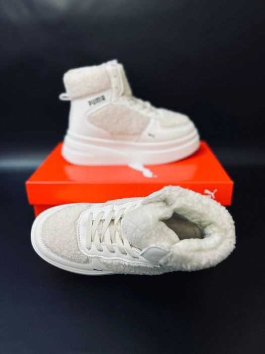 Зимние  женские ботинки puma хит сезона супер теплые кроссовки puma
