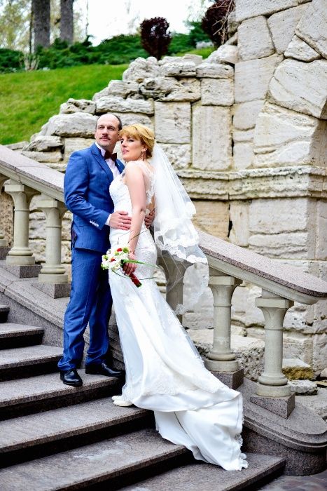 Свадебное платье. Силует рыбка.