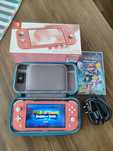 Nintendo Switch Lite + Mario Rabbids sparks of Hope + etui + karta 128