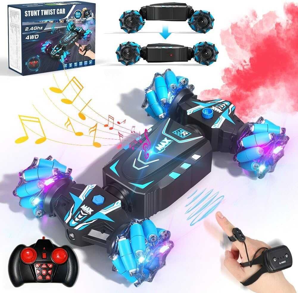 Samochód zdalnie sterowany RC TWIST STUNT Car 360° Gesty rąk Pilot 2w1