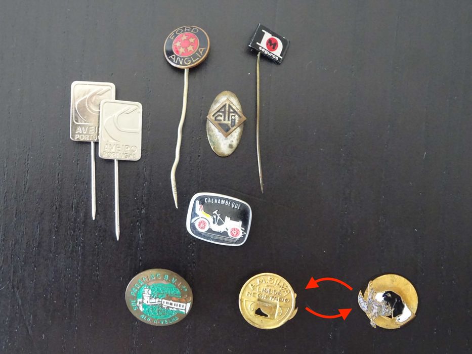 Alfinetes Vintage Políticos, Revolucionários, e Outros