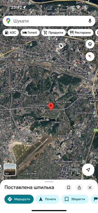 Продаж земельної ділянки фасад проспект Лобановського комерція бізнес