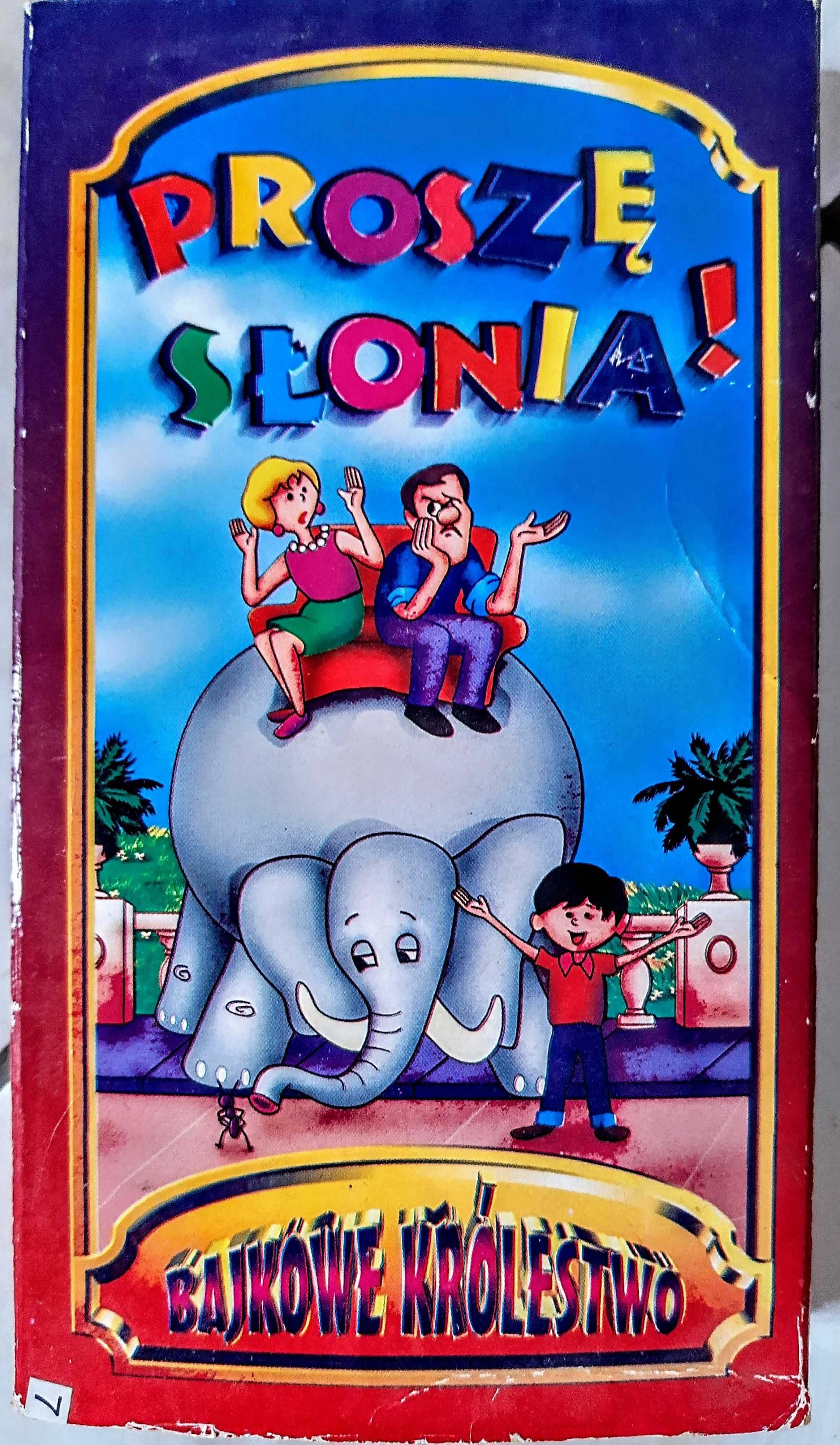 Film "Proszę słonia" kaseta VHS