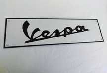 Chapa / Placa esmaltada VESPA