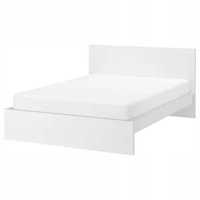 Łóżko 90x200 kompletne + stelaż + materac IKEA MALVIK MALAM białe