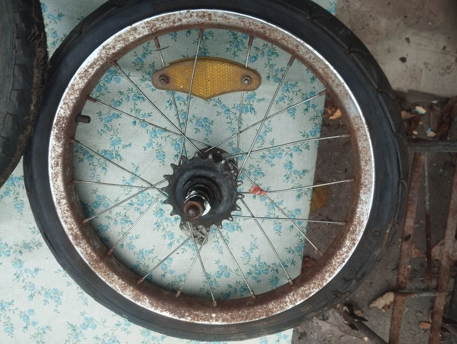 Колёса для тачки от детского велосипеда