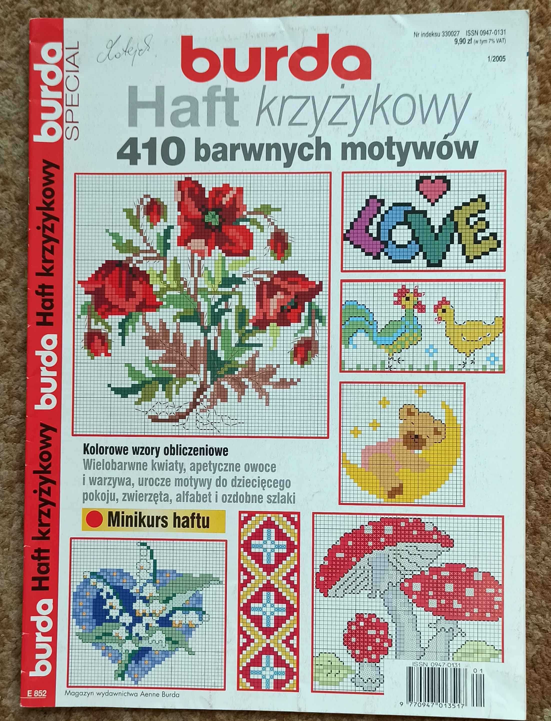 Burda Specjal Nr 2005/01  Haft krzyżykowy
410 barwnych motywów